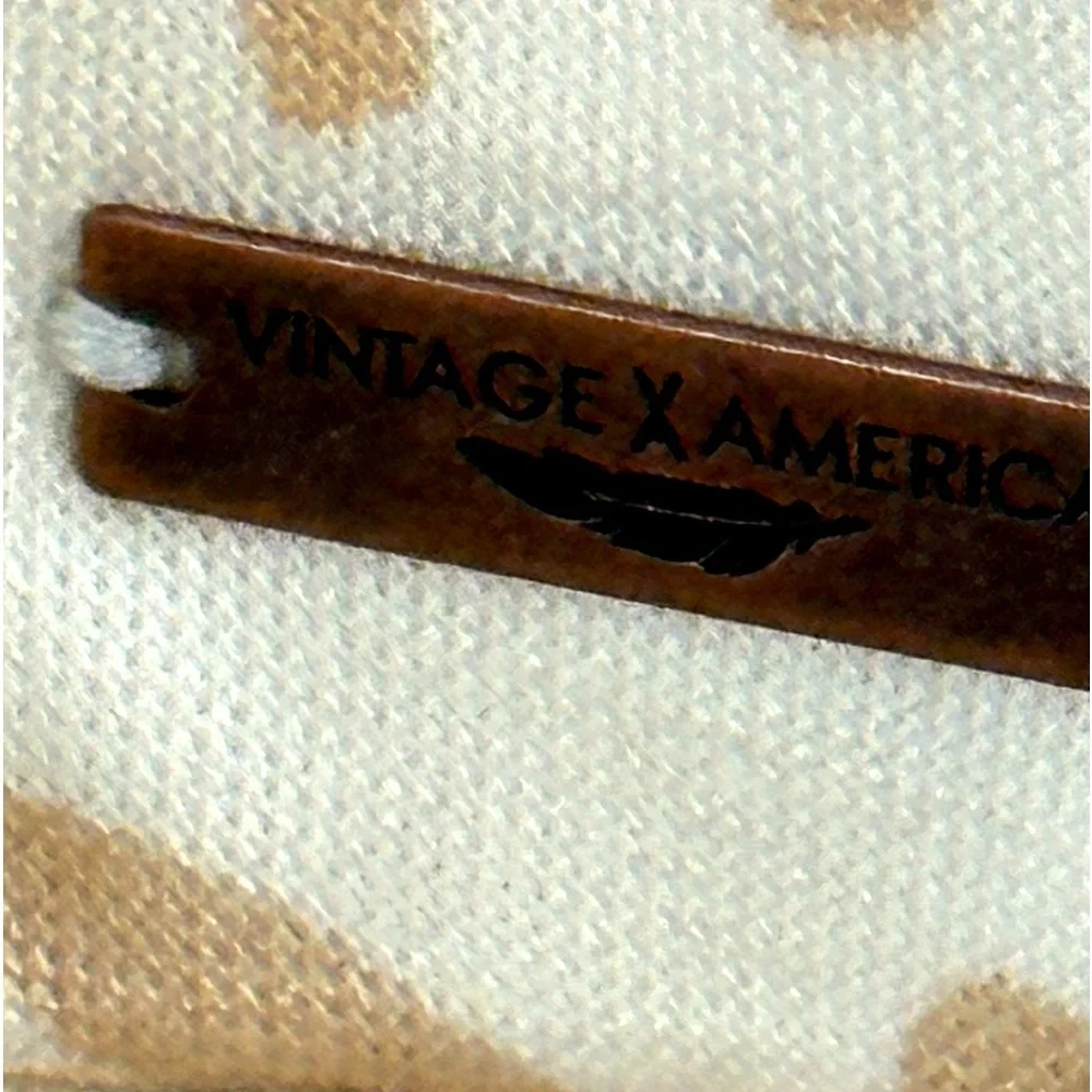 Vintage X America Moonlight Psalm Shadow Print Hooded Zip Front Sweatshi… - Picture 6 of 9